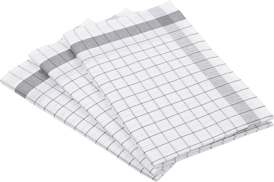 ROSS Geschirrtuch Exclusiv, (Set, 3-tlg), Karofond, günstig online kaufen