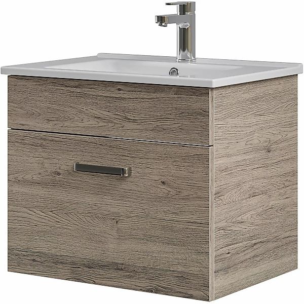 Pelipal Waschtisch Quickset 313 65 cm Sanremo Eiche Terra mit Softclose günstig online kaufen