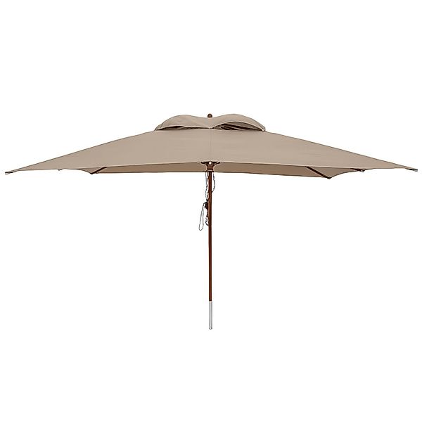anndora-sonnenschirm Sonnenschirm 3x4 Meter Marktschirm rechteckig, günstig online kaufen