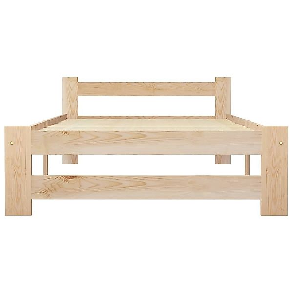 vidaXL Bett Massivholzbett Kiefer 100x200 cm günstig online kaufen