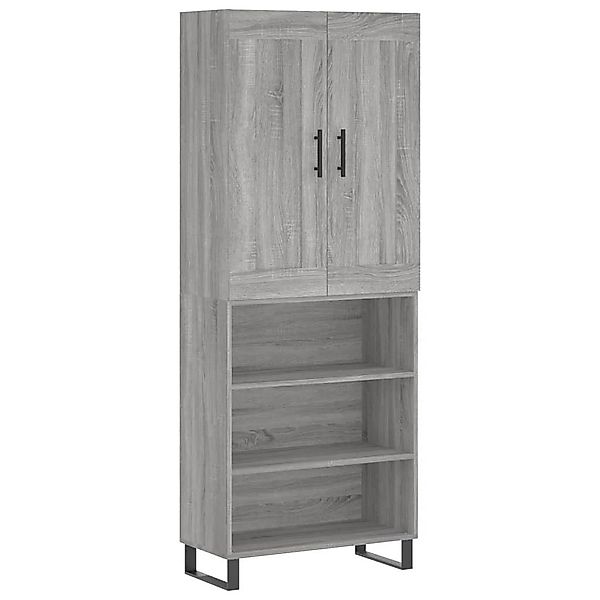 vidaXL Highboard Highboard Grau Sonoma 69,5x34x180 günstig online kaufen