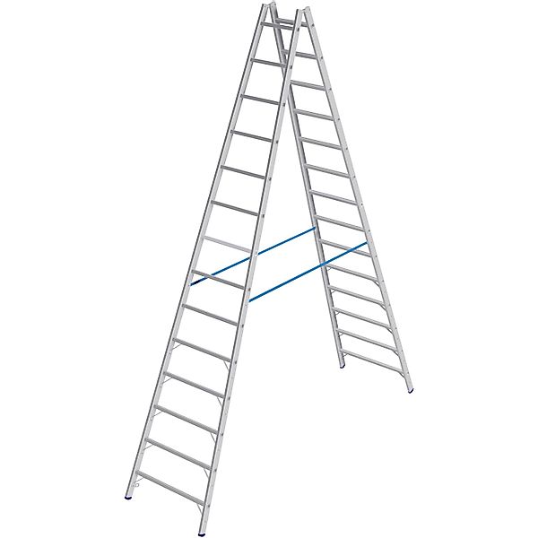 Stabilo Sprossen-Doppelleiter 2 x 18 Sprossen günstig online kaufen