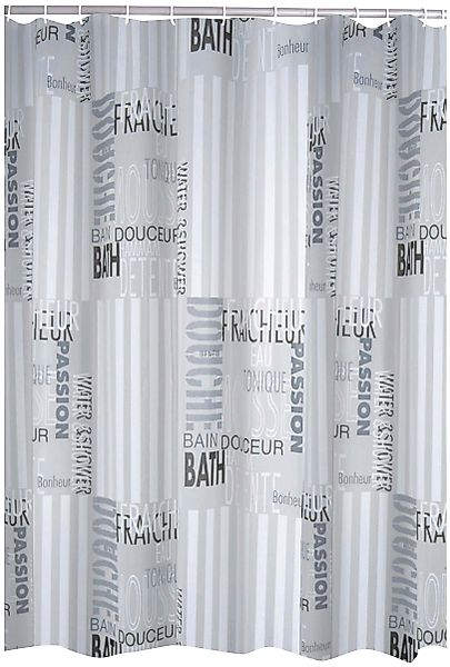 Ridder Duschvorhang Font Breite 180 cm günstig online kaufen