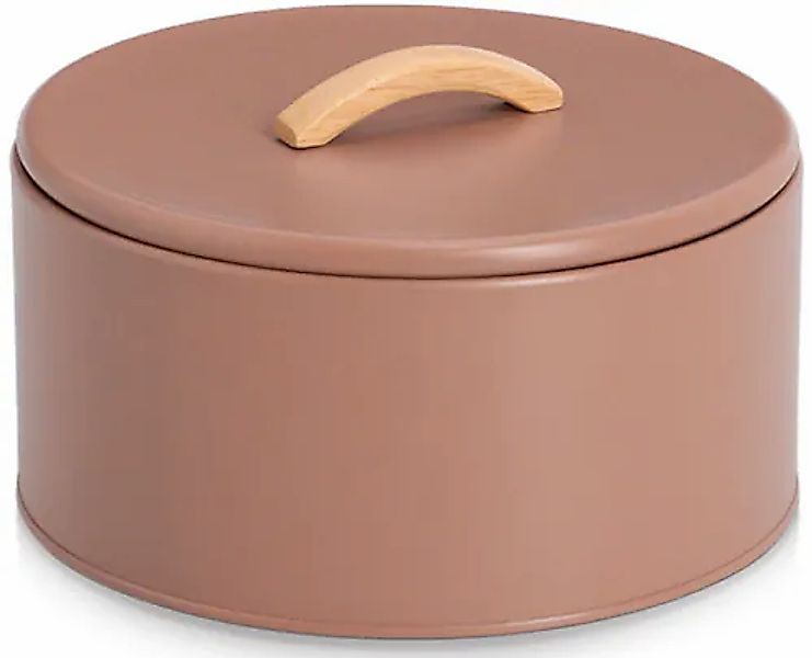 Zeller Present Aufbewahrungsbox »2400 ml, Metall/Gummibaum, mocca« Trendfar günstig online kaufen