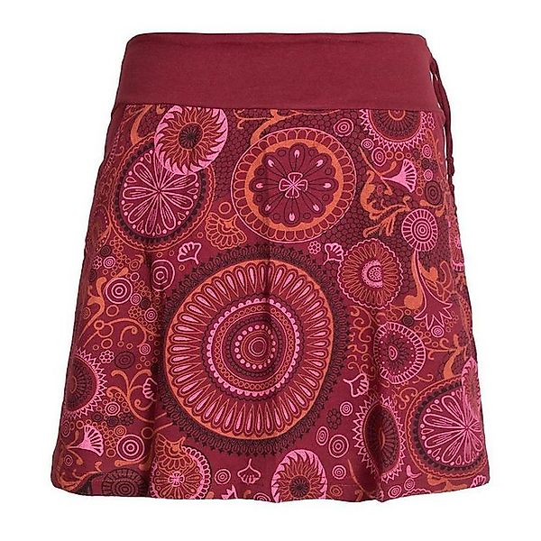 Vishes Minirock Rock bunt mit Mandalas und Blumen bedruckt Cacheur, Ethno, günstig online kaufen