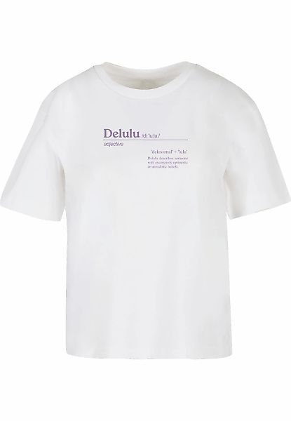 Miss Tee T-Shirt "Miss Tee Damen Delulu Definition Tee" 1 Stk. günstig online kaufen