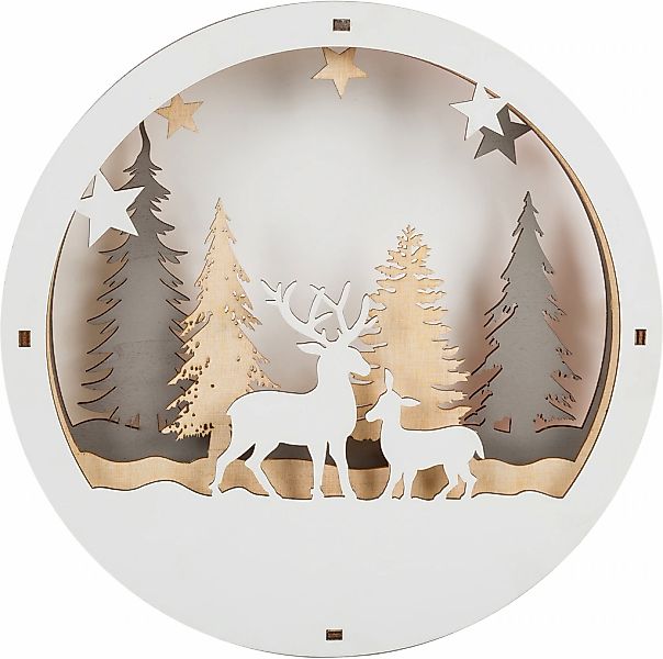 Myflair Möbel & Accessoires Weihnachtsszene "Weihnachtsdeko", Winterszeneri günstig online kaufen