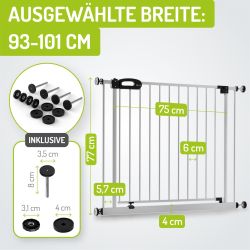 BOMI Türschutzgitter Babygitter Ohne Bohren Merle günstig online kaufen