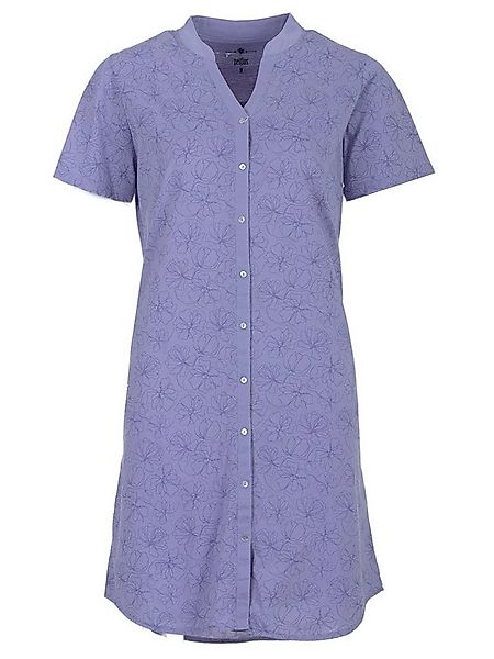 zeitlos Nachthemd Nachthemd Kurzarm - Blüten Kragen Floral günstig online kaufen