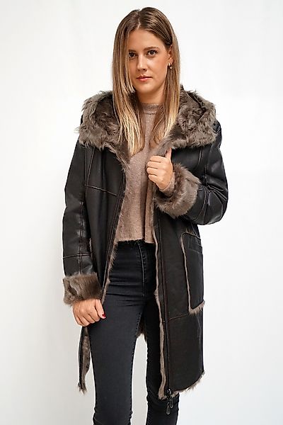 FUNK since 1776 Lederjacke lang, aus günstig online kaufen