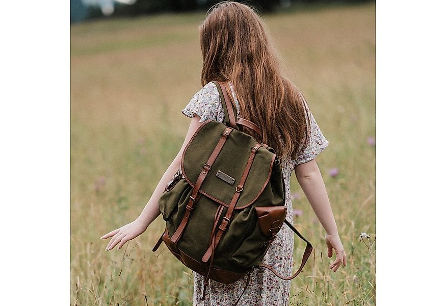 DRAKENSBERG Wanderrucksack »Henry« Oliv-Grün, Klassischer Bergsteiger-Rucks günstig online kaufen