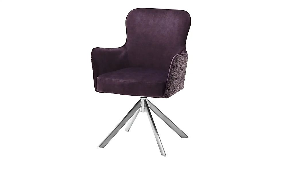Esszimmerstuhl  drehbar Effi ¦ rot ¦ Maße (cm): B: 62 H: 84 T: 64.0 Stühle günstig online kaufen