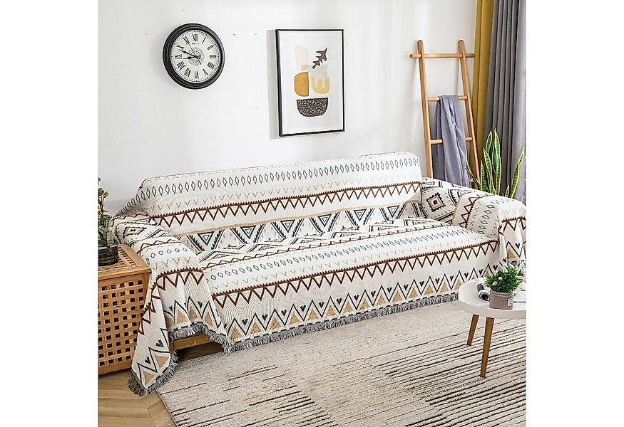 BTTO Sofahusse Couchbezug,Geometrisch Muster Sofa Überzug Decke,Baby-Decke, günstig online kaufen