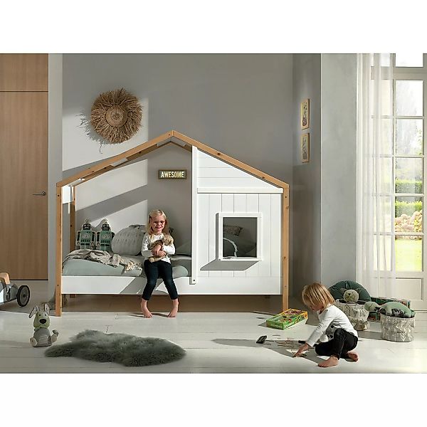 Vipack Kinderbett Babs (Made in Europe), Hausbett mit Lattenrost, wahlweise günstig online kaufen