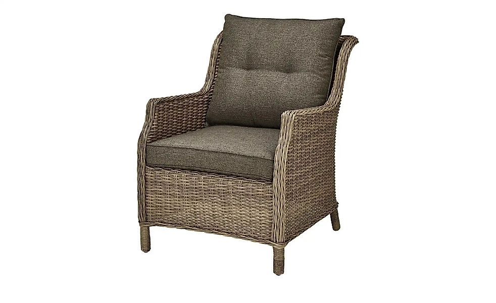 a casa mia Gartensessel aus Polyrattan Florenz 2 ¦ creme ¦ Maße (cm): B: 65 günstig online kaufen