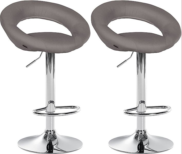 CLP Barhocker Olinda Stoff (2er Set, günstig online kaufen