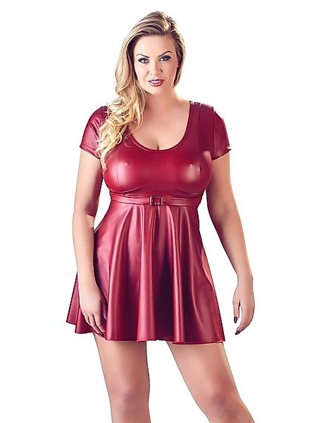 XXL-Kkleid mit Zierschnalle Rot günstig online kaufen