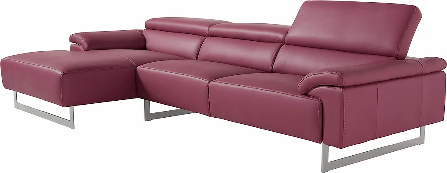 Egoitaliano Ecksofa "Malika, edel und bequem, Designsofa mit hochwertigen B günstig online kaufen