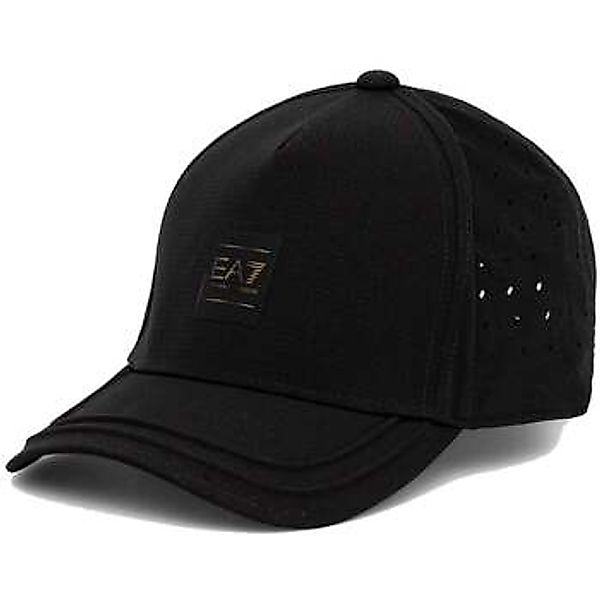 Ea7 Emporio Armani  Schirmmütze Gold Label Baseball Cap Black günstig online kaufen