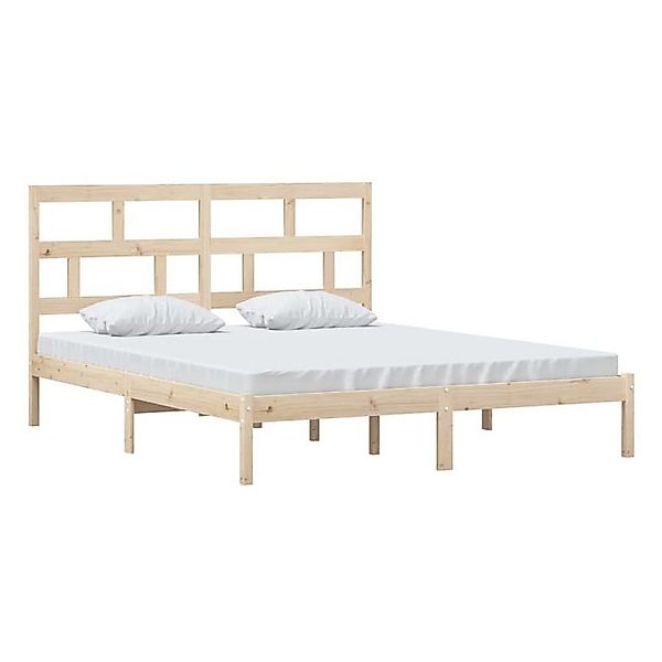 vidaXL Bett Massivholzbett Kiefer 160x200 cm günstig online kaufen