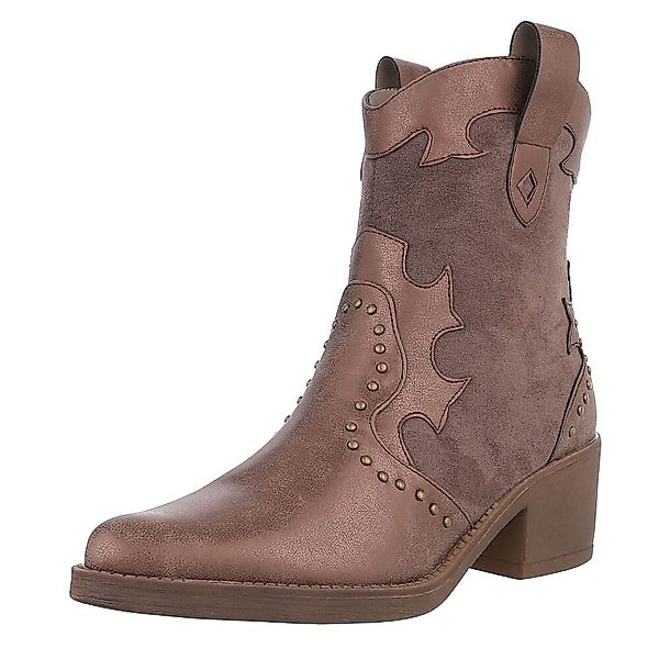 Ital-Design Damen Cowboyboots Western Westernstiefelette (88577305) günstig online kaufen