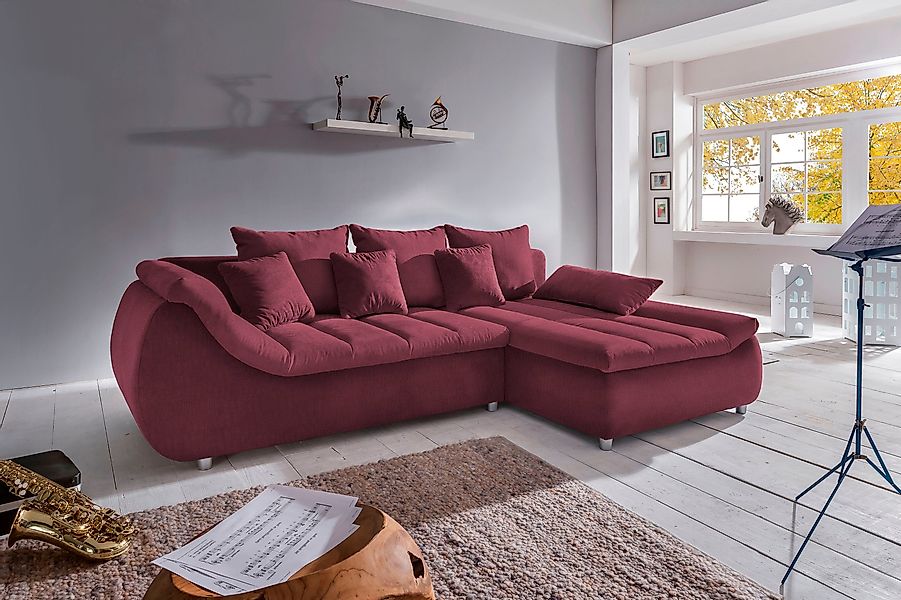 INOSIGN Ecksofa Imola elegant und bequem, günstig online kaufen