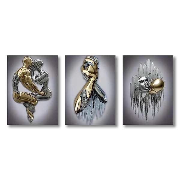 TPFLiving Kunstdruck OHNE RAHMEN, 3er Set günstig online kaufen