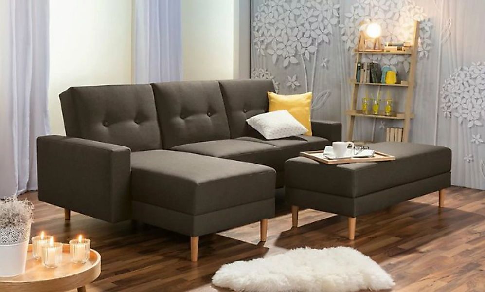 Max Winzer® Ecksofa Schlafsofa Ecksofa Just Cool Funktionssofa Stauraumhock günstig online kaufen