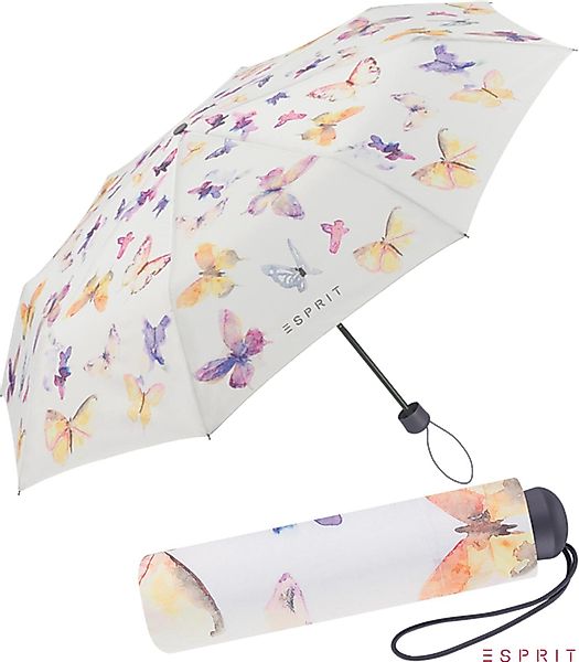Esprit Stockregenschirm Damen-Regenschirm Mini - Butterfly günstig online kaufen