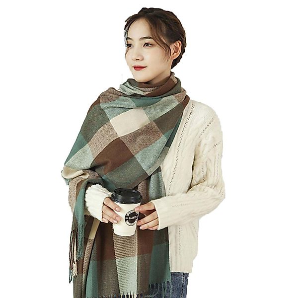 Coonoor Modeschal Karierter Damen Schal mit günstig online kaufen
