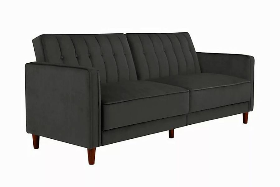 loft24 Schlafsofa Pin, mit Relaxfunktion, Samtbezug, Breite 207 cm günstig online kaufen