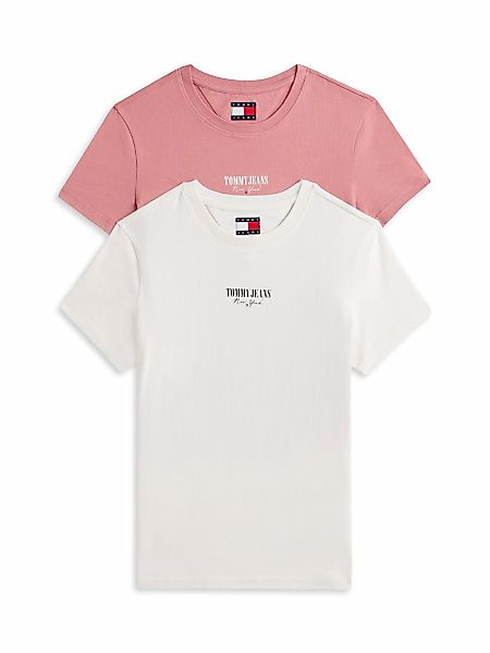 Tommy Jeans Kurzarmshirt "TJW 2PACK ESSENTIAL LOGO 2 TEE", (Packung, 2 tlg. günstig online kaufen