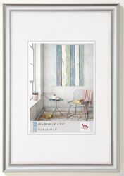 walther design Trendstyle Kunststoff Bilderrahmen  13x18 cm Silber günstig online kaufen