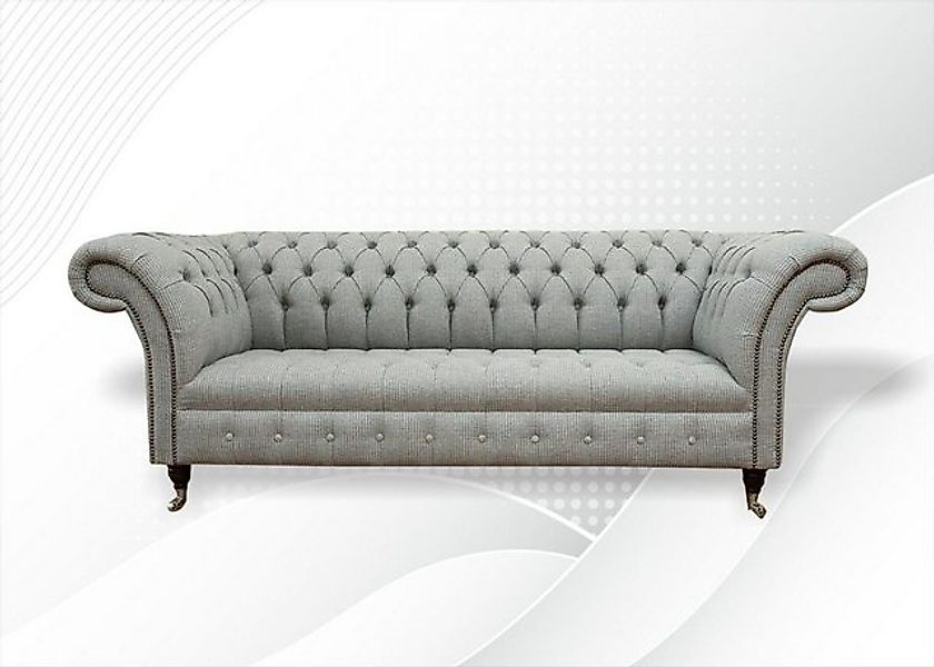 JVmoebel Chesterfield-Sofa Chesterfield Sofa handgefertigt massiv Holz Möbe günstig online kaufen