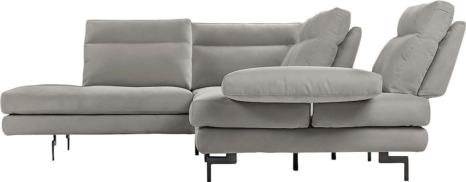 CALIA ITALIA Ecksofa »Toby Wing, L-Form, Designsofa mit sensationellem Sitz günstig online kaufen