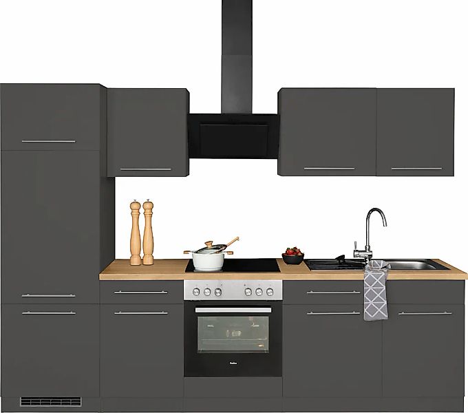 wiho Küchen Küchenzeile Unna, mit E-Geräten, günstig online kaufen