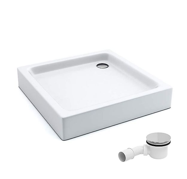 Aquabad® Duschwanne FORTA, Quadrat, Acryl, 1-St., Duschwanne + Ablaufgarnit günstig online kaufen