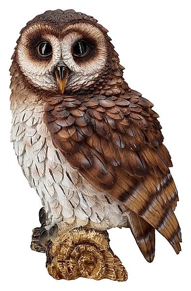 Figuren Shop GmbH Tierfigur Gartenfigur - Eule starrt - HotAnt - Tierfigur günstig online kaufen