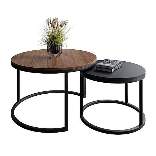 Lookway Couchtisch CIRI MIX 2in1 Runder günstig online kaufen