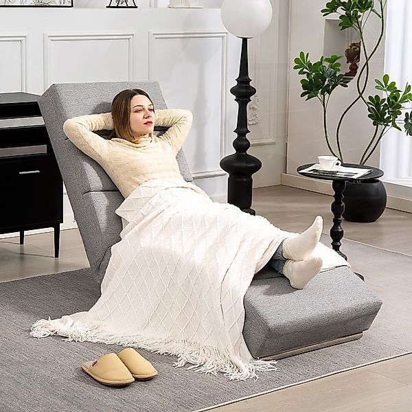 HOMCOM Relaxliege Liegesessel Loungesessel Gepolstert Polstersessel Chaisel günstig online kaufen