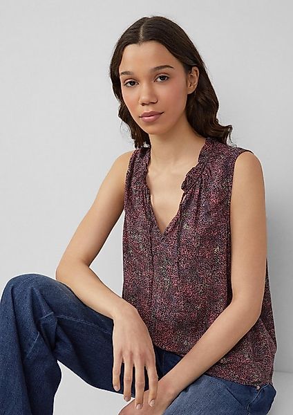 QS Blusentop Bluse Blusentop aus Viskose günstig online kaufen
