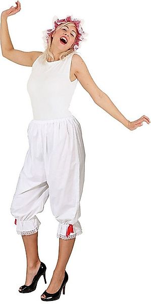 Karneval-Klamotten Kostüm Liebestöter Pluderhose Rüschenhose Damen weiß, al günstig online kaufen