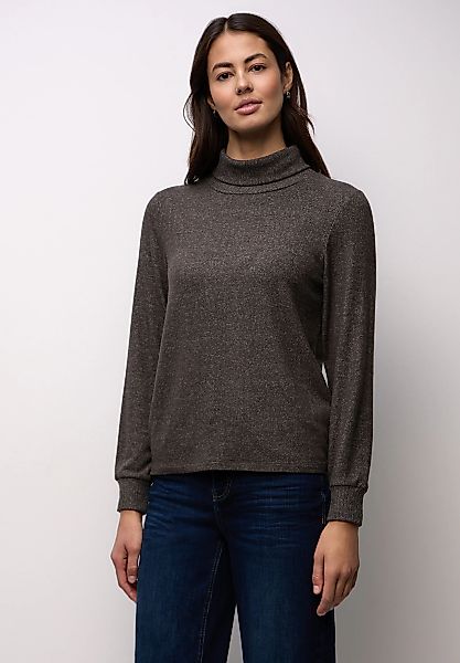 STREET ONE Langarmshirt mit Stehkragen günstig online kaufen