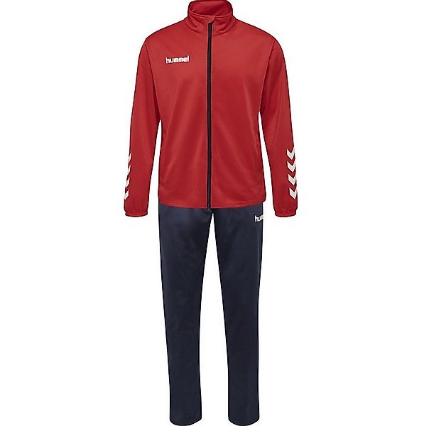 hummel Trainingsanzug hmlPROMO Poly (Jacke und Hose) rot/marineblau Herren günstig online kaufen