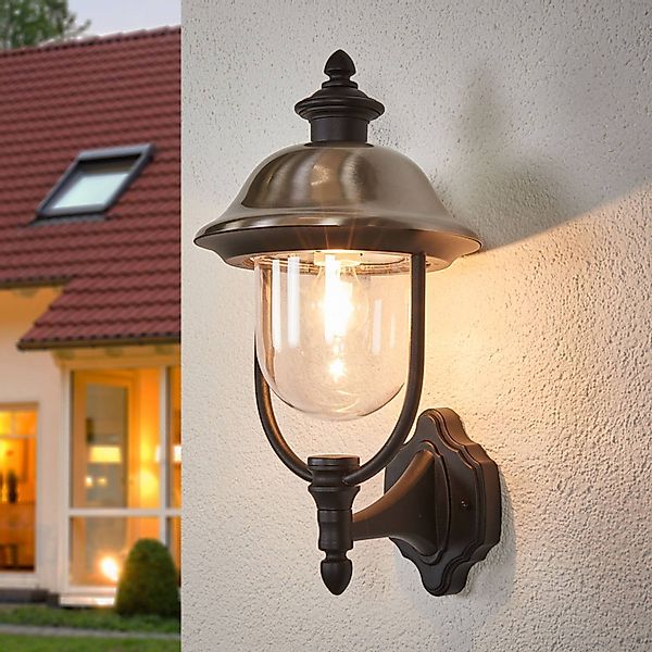 Außenwandleuchte Parma, Metall, Fassung oben, E27, IP43 günstig online kaufen
