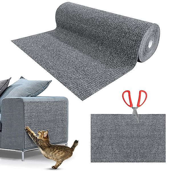 Ledander Kratzmatte Selbstklebende Kratzteppich Katze Wand günstig online kaufen