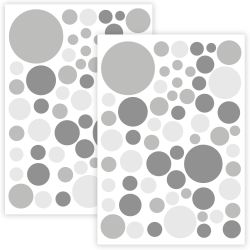 WANDKIND Wandtattoo Kreise Set 120 Stück günstig online kaufen