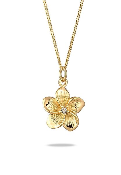 Elli Kette mit Anhänger Frangipani Kristalle günstig online kaufen