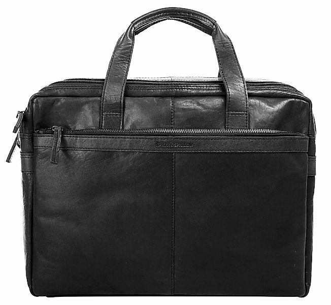 Spikes & Sparrow Aktentasche echt Leder günstig online kaufen