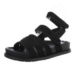 Ital-Design Moderne Damen-Sandalen mit breiten Riemen günstig online kaufen
